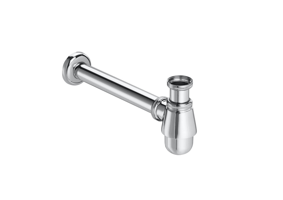 ROCA A506401814 AQUA Sifón Botella de 1 1/4" Bidé Tubo de 300 Mm Cromo