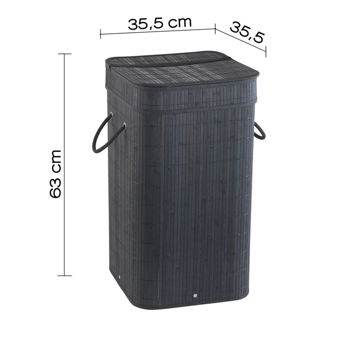 GEDY TA381400300 TATAMI Cesto Ropa 68 L Negro