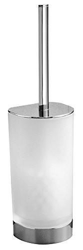 GEDY 55331300200 Kent Escobillero Suelo Cromo/Cristal satinado