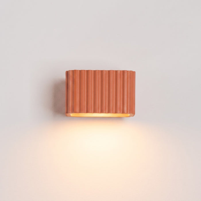 SOLLUX SL.3059 Lámpara De Pared Riff Ocre Rojo Gx53