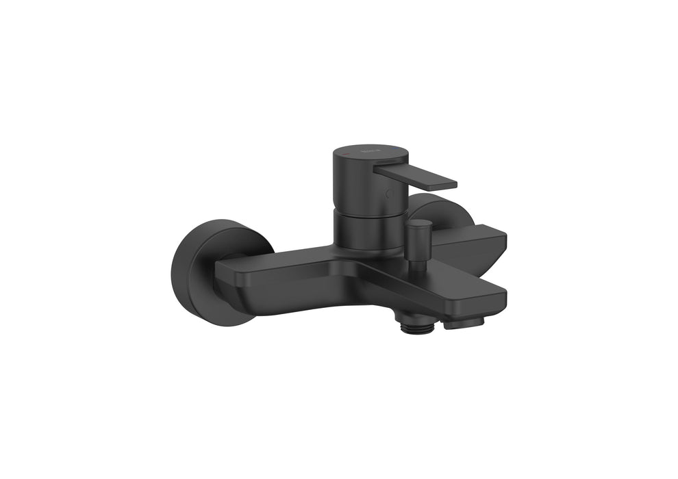 ROCA A5A025FNB0 TARGA Grifo Monomando para Baño-Ducha con Inversor Automático Negro Mate