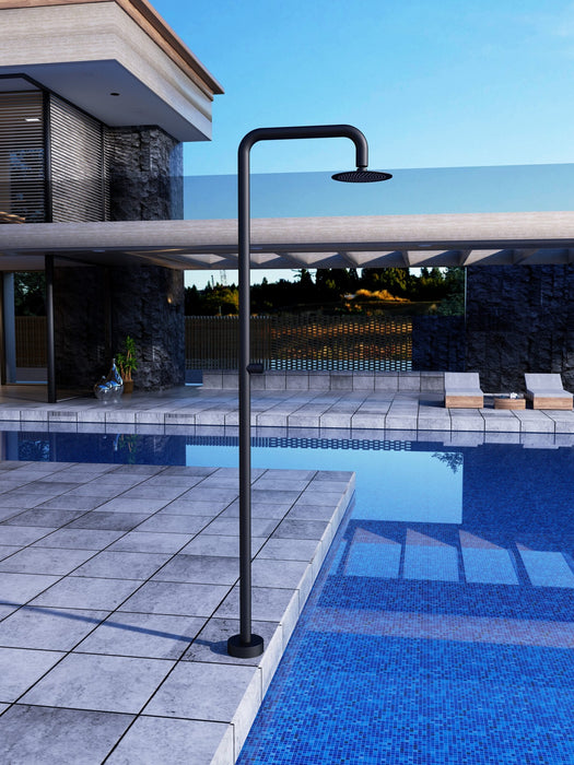 POOLIMEX GPO006/ANG OREGÓN Grifería De Piscina Acero S.316 Negro Mate