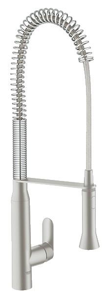 GROHE 32 950 DC0 K7 Grifo Fregadero Profesional Supersteel