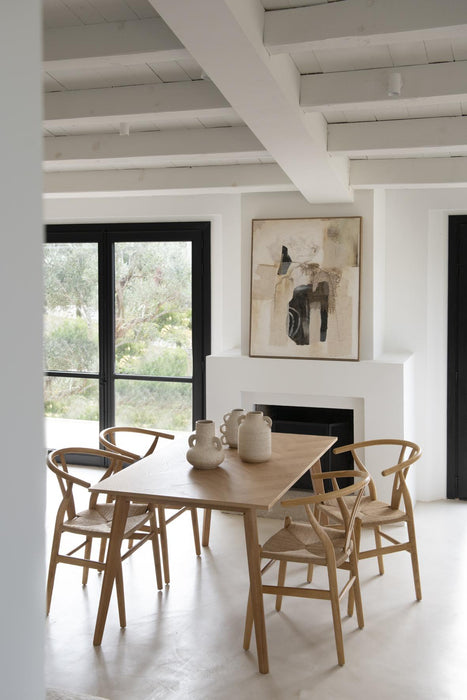 ANDREA HOUSE MU70002 SALMA Silla Madera de Olmo y Cordón De Papel