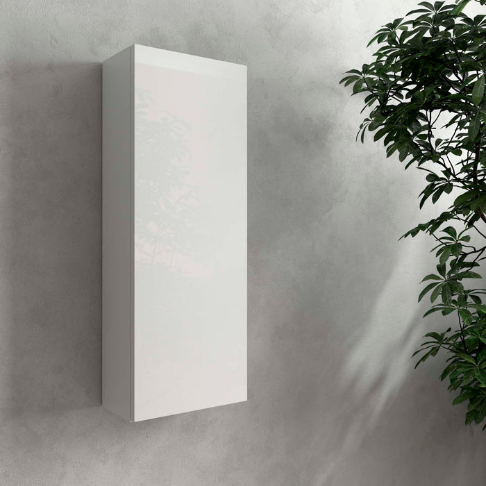 SALGAR 117872 INFINITY Armario Colgar 1 Puerta 30x80 Color Blanco Brillo