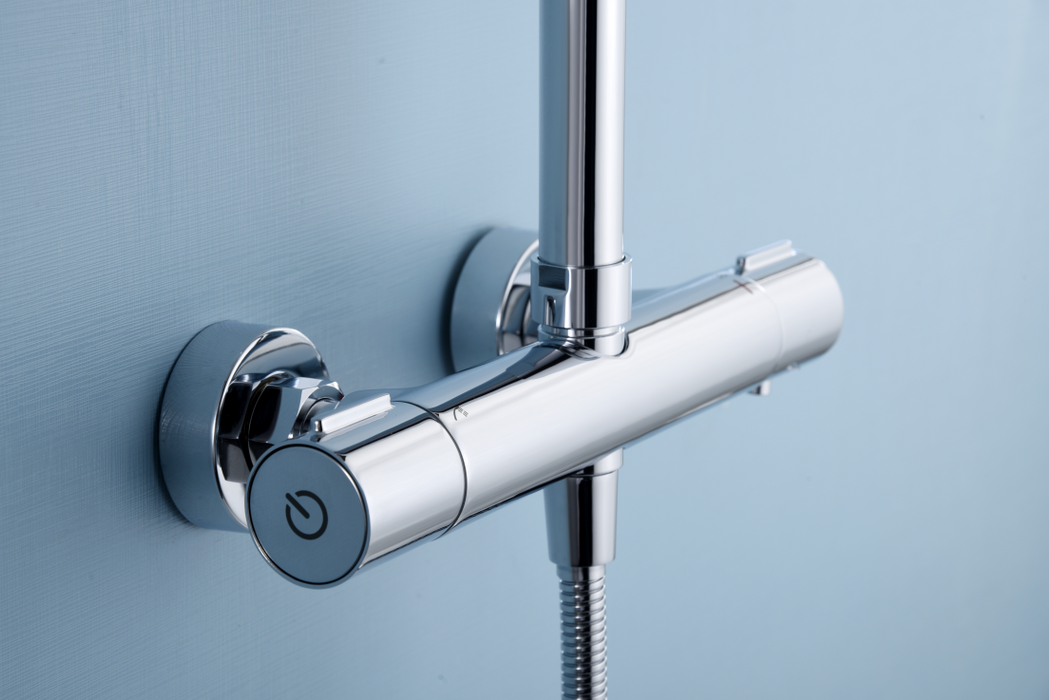 IMEX BTK017-ECO ECO-KENT Grifo Termostático Ducha con Equipo Cromo