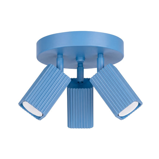 SOLLUX SL.3292 Lámpara De Techo Rayo 3P Azul Celeste