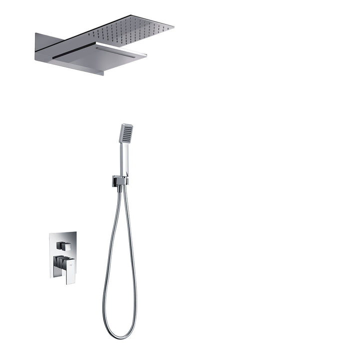 IMEX GTR049 RODAS Conjunto de Ducha Empotrado Termostático Cromo