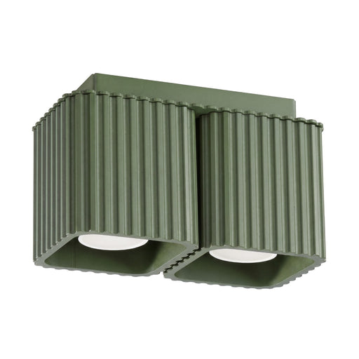 SOLLUX SL.3051 Lámpara De Techo Riff 2 Verde Oliva Gu10