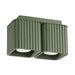 SOLLUX SL.3051 Lámpara De Techo Riff 2 Verde Oliva Gu10