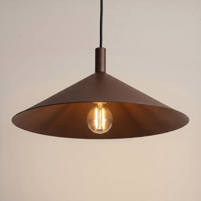 SOLLUX SL.2549 Lámpara Colgante Nox 40 Marrón