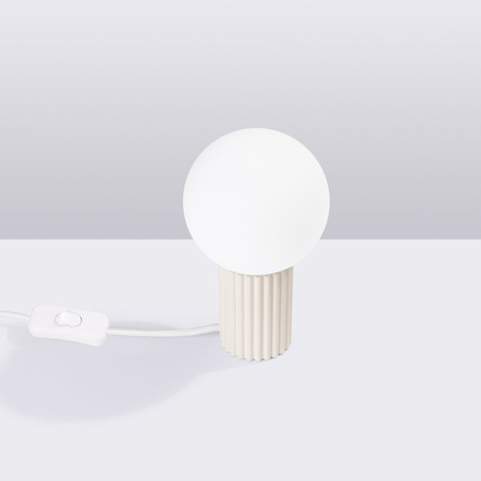 SOLLUX SL.1721 HALO Lámpara De Mesa Beige