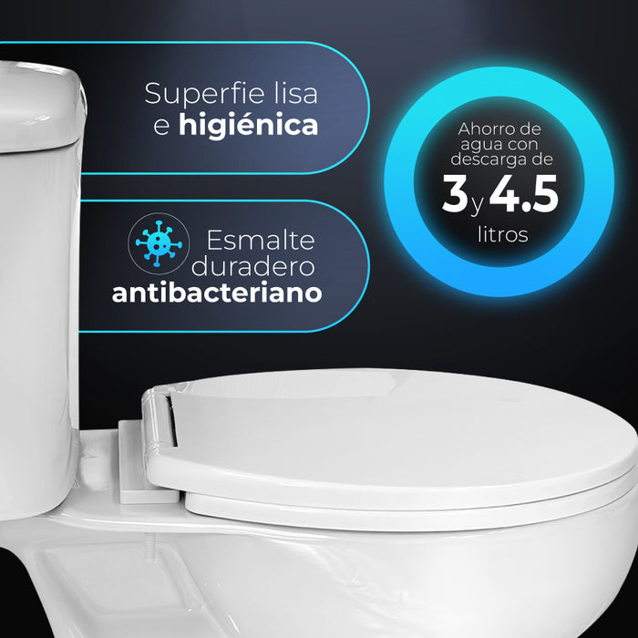 BATHME GADIR Inodoro Completo Salida Suelo Blanco
