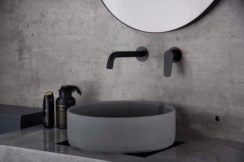IMEX GLZ044/NG BÉLGICA Grifo de Lavabo Empotrado Negro Mate