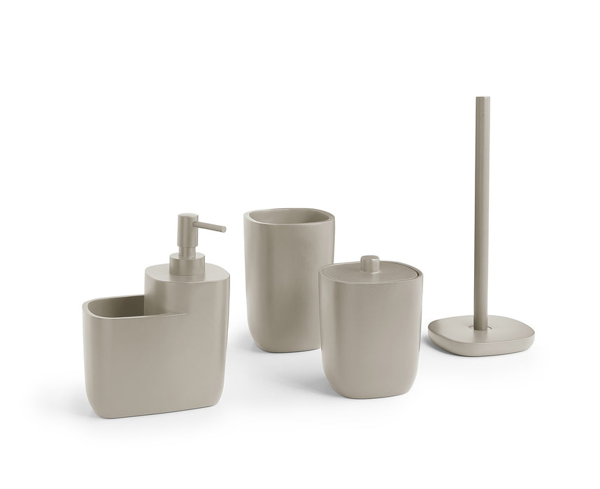 GEDY MA896600300 MACARON Soporte para rollo de papel cocina beige mate
