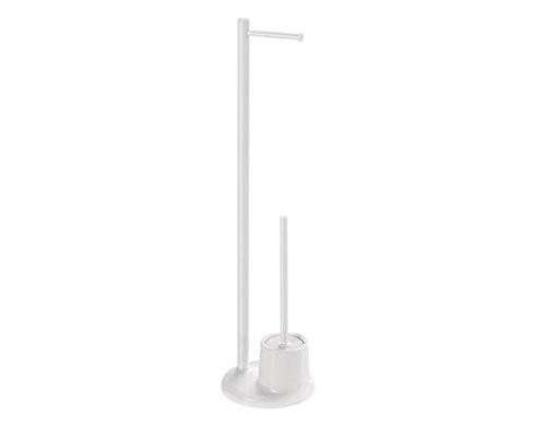 GEDY MM320200000 Columna Portarrollo+Escobillero G-Mammolo Blanco