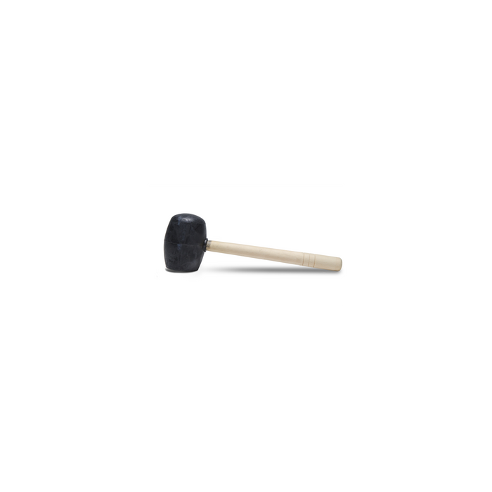 RUBI 66909 Maza De Goma Negro 500 Grs PLANA/ESFERICA