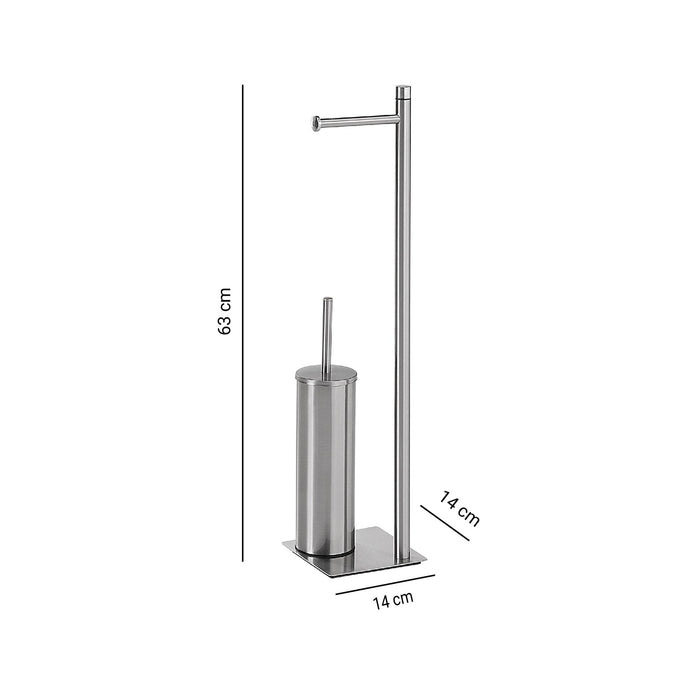 GEDY TR323800000 TRILLY Toallero y Columna De Pie Cepillado