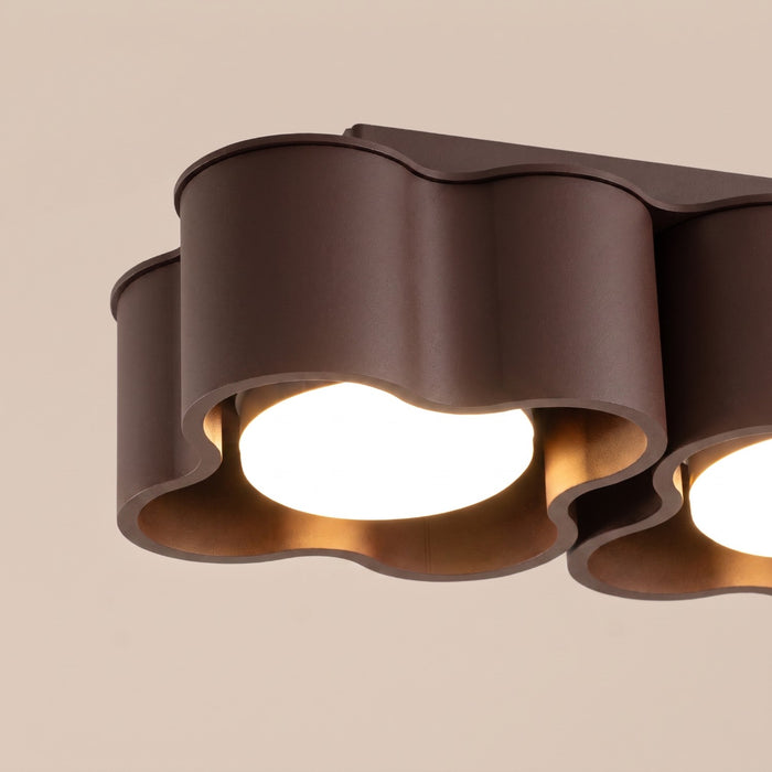 SOLLUX SL.3376 Lámpara De Techo Ovio 2 Marrón Gx53