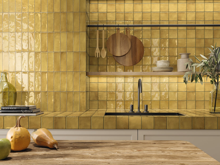CARMEN A039207 SEVILLE HONEY 6,5x20 Azulejo Esmaltado