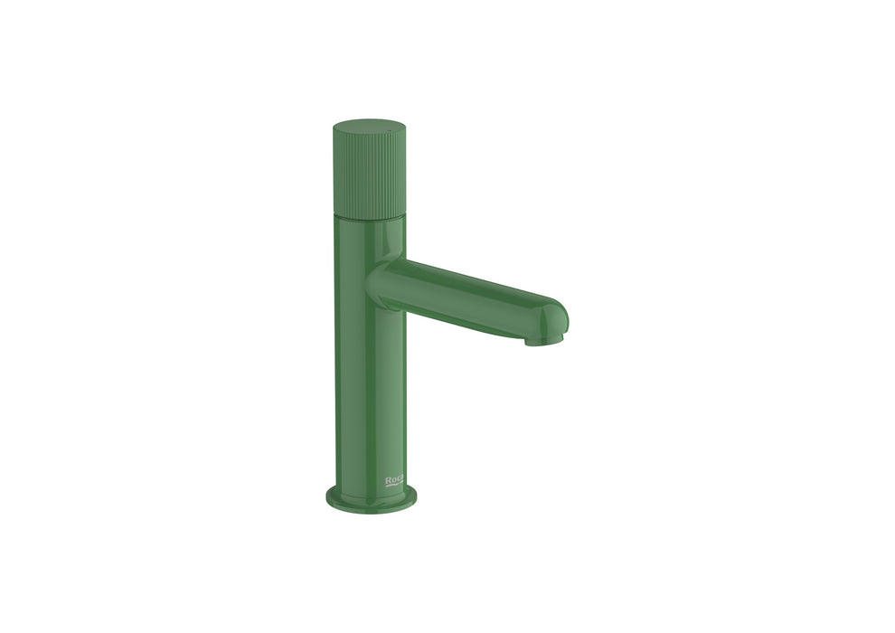 ROCA A5A3B3FP20 NU Grifo Monomando Lavabo Cold Start Maneta Stripes Verde Menta