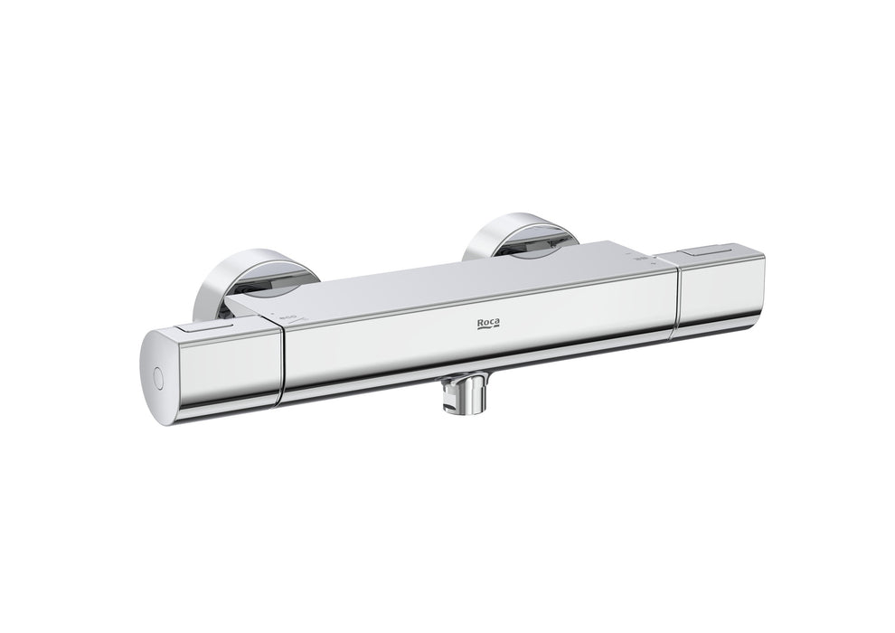 ROCA A5A142EC00 T-1000 ROUND Grifo Termostático Exterior Ducha Cromo