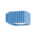 SOLLUX SL.3108 Lámpara De Pared Riff Azul Celeste Gx53