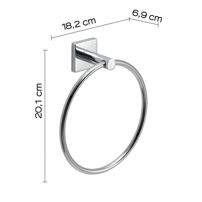 GEDY FJ701300100 FUJI Toallero Argolla Cromo