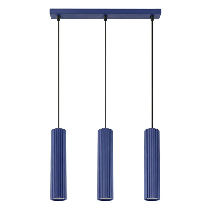 SOLLUX SL.2313 Lámpara Colgante Karbon 3L Ultramar