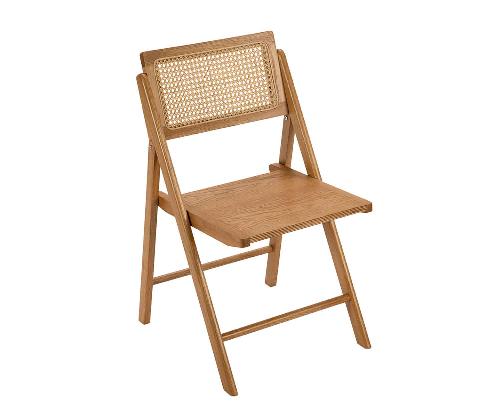 ANDREA HOUSE MU24168 Silla Roble Plegable 46,5X50X80Cm