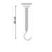 ARCOBAÑ 30STCB50  Soporte Techo Cortina Blanco 50cm
