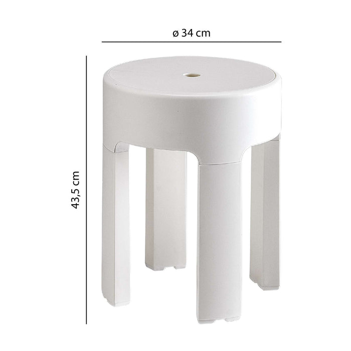 GEDY 10730200000 NEWBOX Taburete Blanco