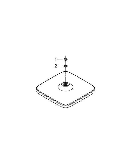 GROHE 26 670 243 TEMPESTA System 250 Sistema de ducha con termostato incorporado Negro Mate