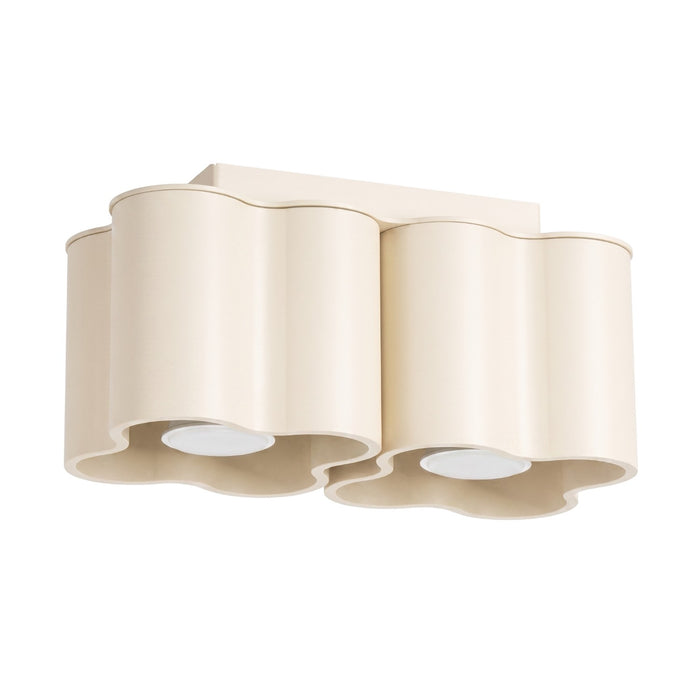 SOLLUX SL.3317 Lámpara De Techo Ovio 2 Beige Gu10