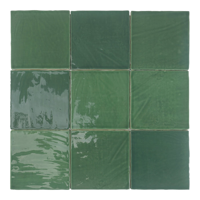 DUNE 188251 TABARCA Azulejo Verde 15x15 cm