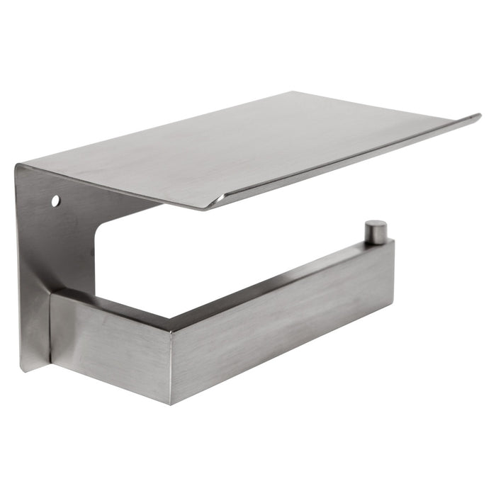 MEDICLINICS AI2005CS AURA Portarrollos de Papel Higiénico con Estante Acero Inox Satinado