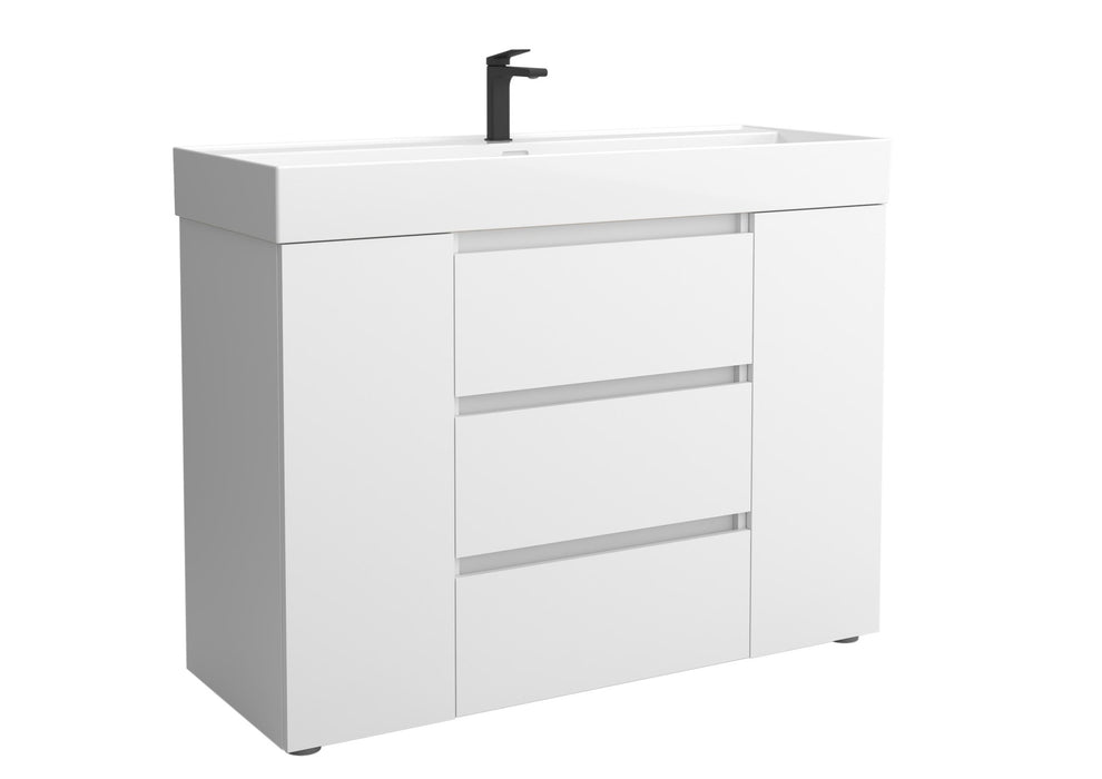 SALGAR BEQUIA PLUS Mueble 3C Lavabo Veneto 120 cm Blanco Mate