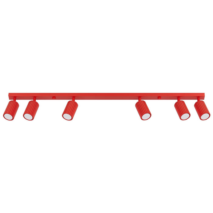 SOLLUX SL.2369 Plafón Karbon 6L Roja