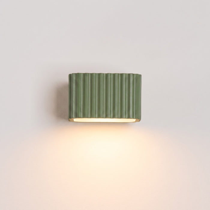 SOLLUX SL.3052 Lámpara De Pared Riff Verde Oliva Gx53