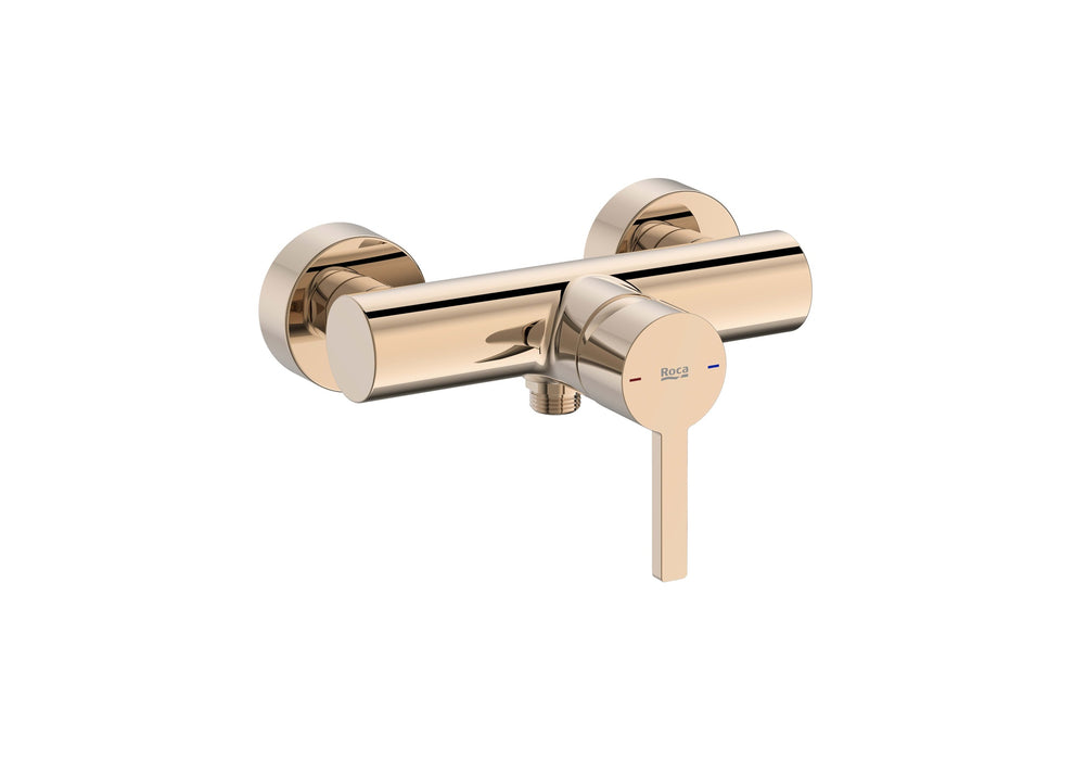 ROCA A5A2196RG0 NAIA Grifo Monomando Ducha Oro Rosa