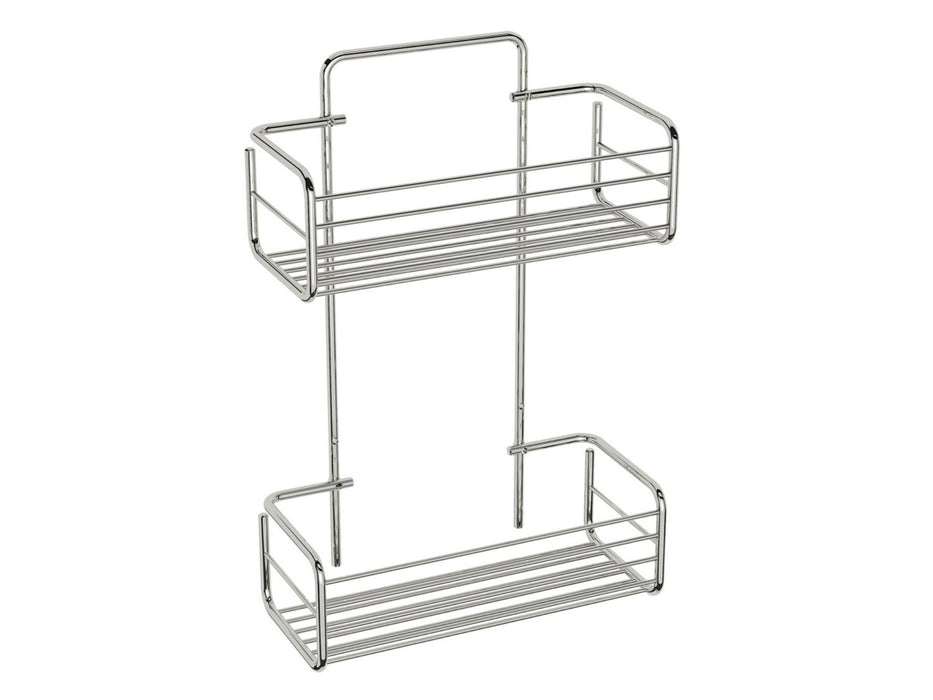 BELTRAN 3394 INOVA Jabonera Doble Rectangular Cromo 30 cm
