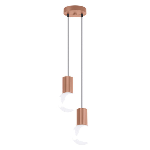 SOLLUX SL.1976 Lámpara Colgante Halo 2P Mocca
