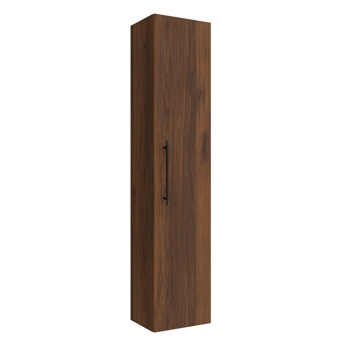 SALGAR SILANE Columna Mueble Nogal Maya Con Tirador Negro