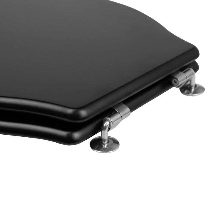 VALADARES 50344480 NEOCLASSICA Tapa Asiento Para WC Tanque Alto Negro