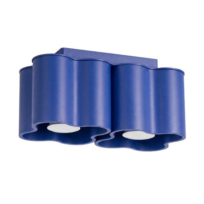 SOLLUX SL.3359 Lámpara De Techo Ovio 2 Azul Ultramar Gu10
