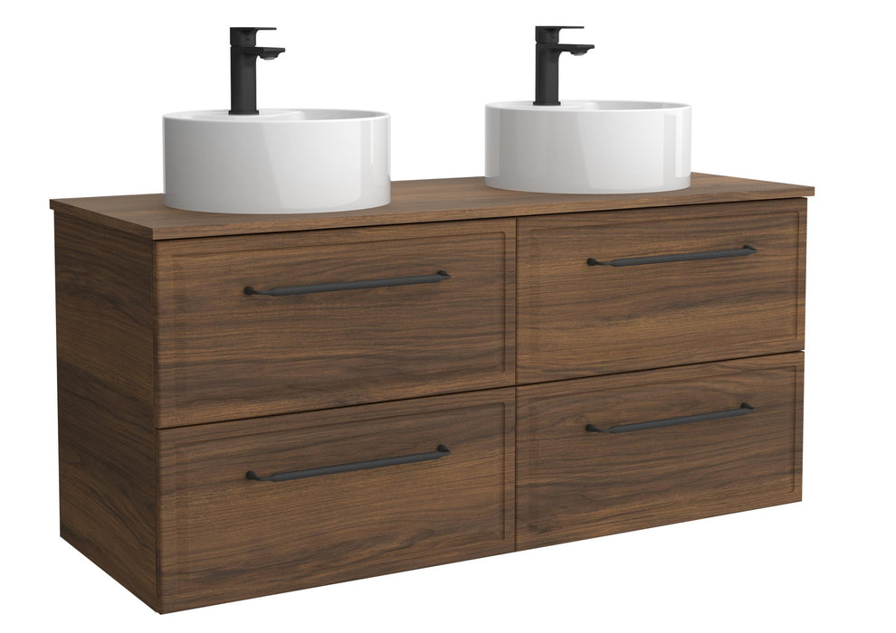 SALGAR 121843 RUNA Mueble+Lavabo LISBOA 140cm Nogal