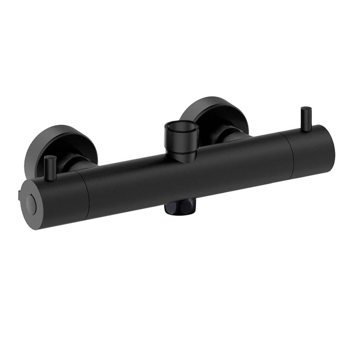 LLAVISAN L129474 ROUND BLACK Columna Monomando T 2 Vias
