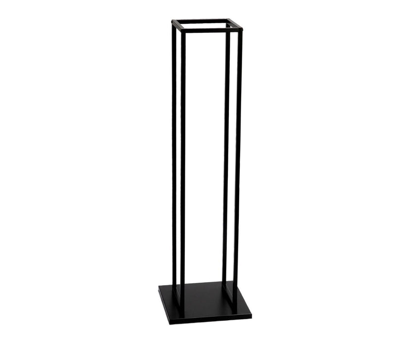 ANDREA HOUSE AX71533 Leñero Metal Negro 33x33x115 CM