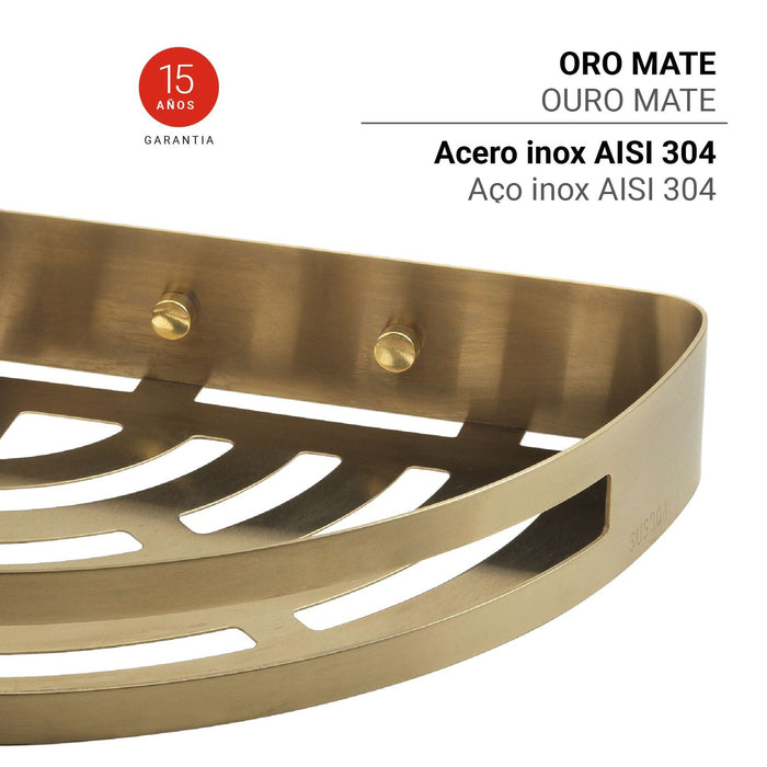 GEDY 24798800000 NERVA Esponjera Oro Mate