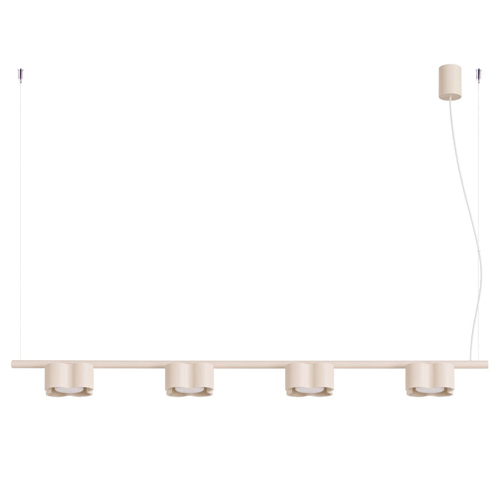 SOLLUX SL.3321 Lámpara De Araña Ovio 4 Beige Gx53